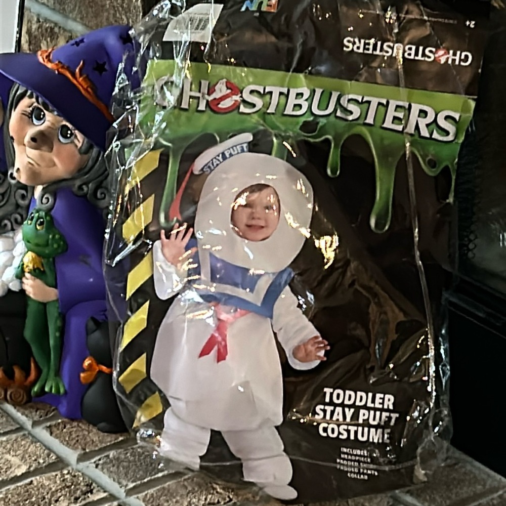 Toddler Ghostbusters Marshmallow Puff Man Stay Puft Monster Halloween Costume
